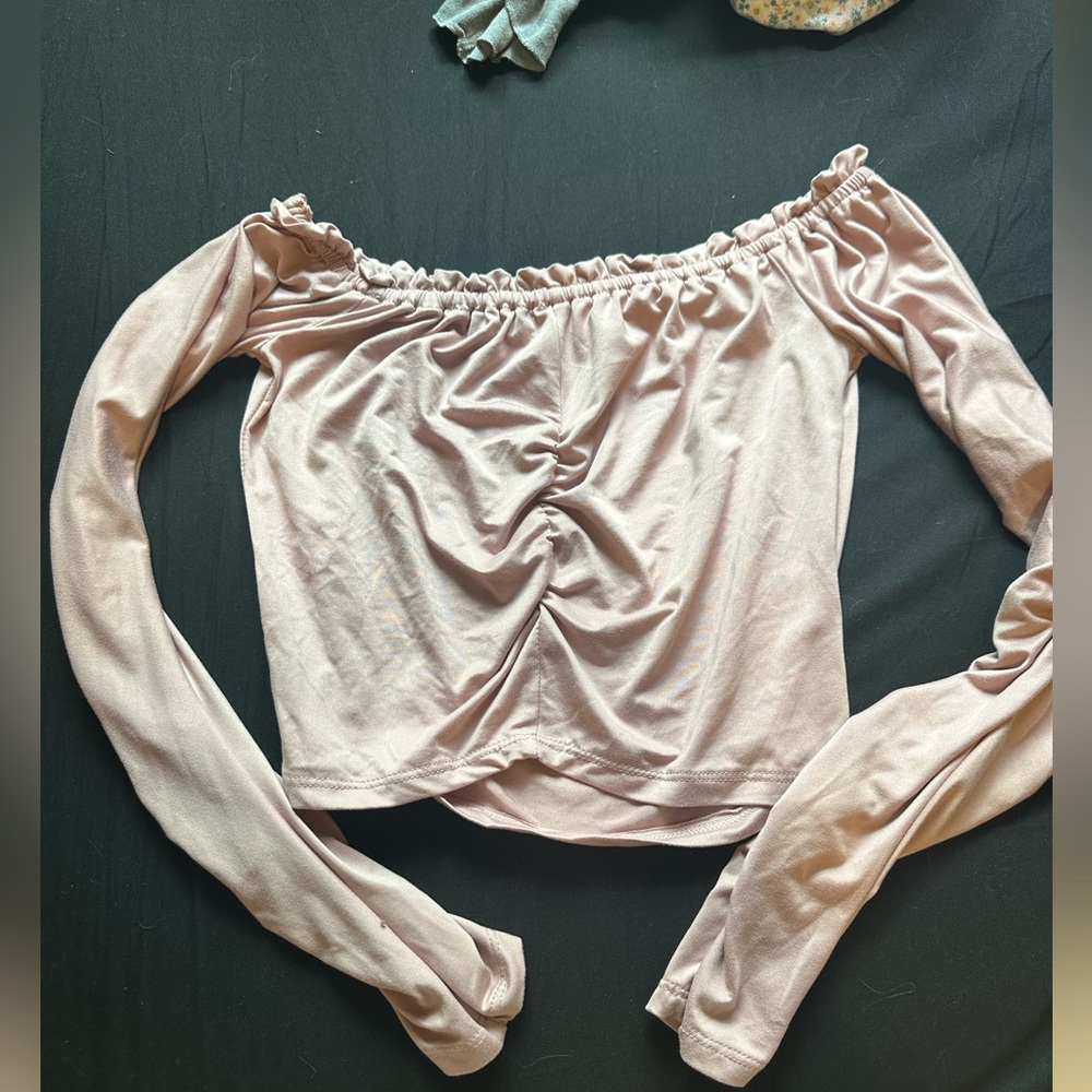 Light pink crop top